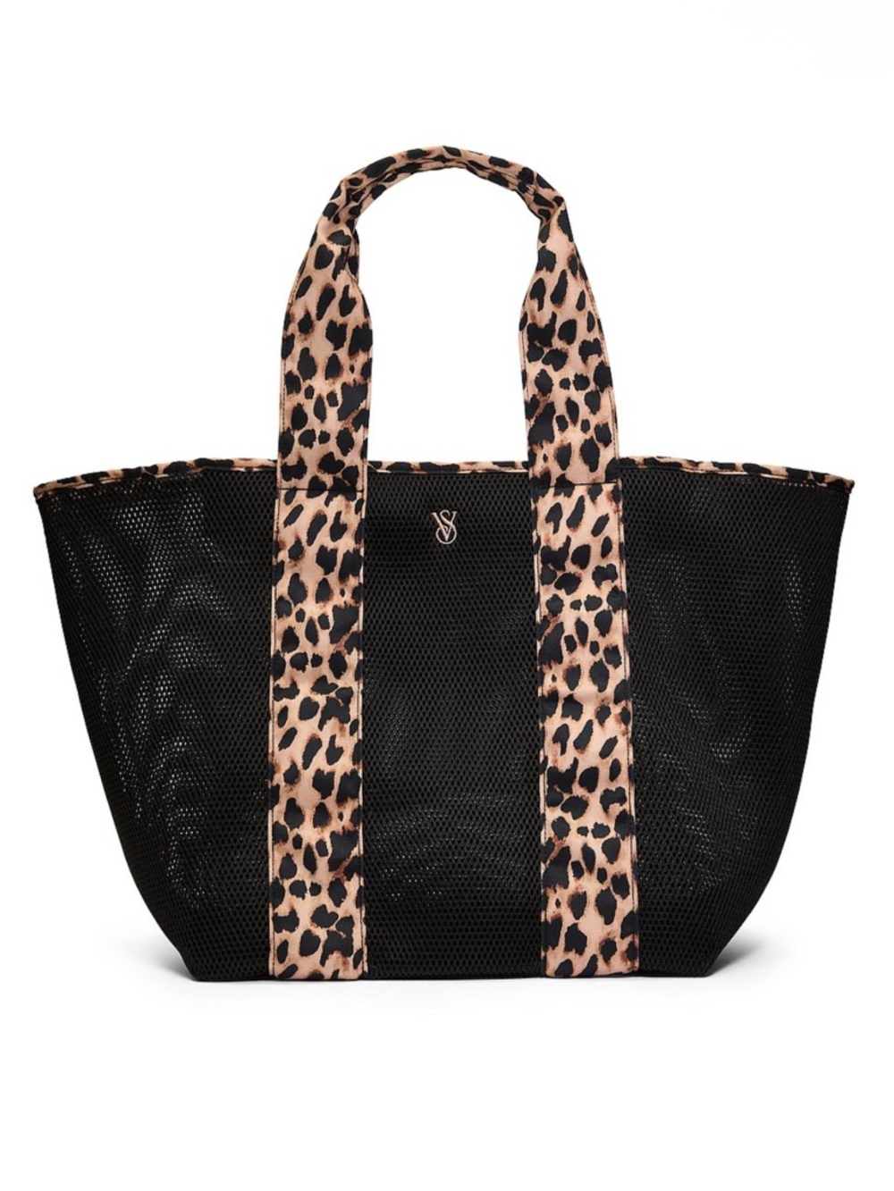 Victoria's Secret Leopard Mesh Tote Bag